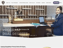 Tablet Screenshot of kampusdbi.com
